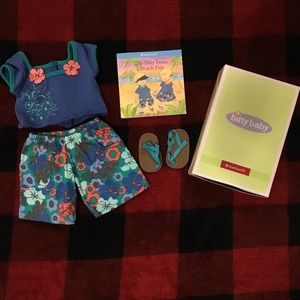 American Girl bitty baby Tropical skirt set